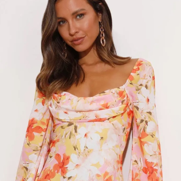 Hello Molly Flowy Lava Dress, XS/2    GD1231 - Picture 2 of 7